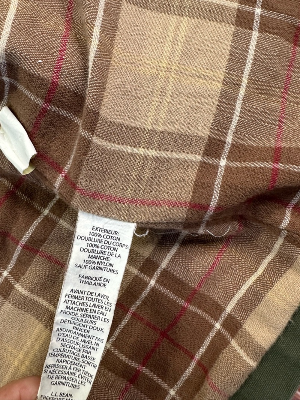 Vintage LL Bean Adirondack Barn Women’s Jacket  (Flannel-Lined) Size Small - Picture 14 of 16